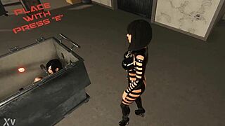 this 3d metal bondage fetish game is intense.