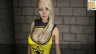 WVM 19: Blonde Cheerleaders With Big Tits Welcome John In 3D Game