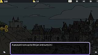 Cartoon porn with anal and oral sex in a brothel