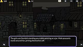 Cartoon porn with anal and oral sex in a brothel