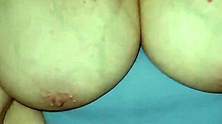 Amateur Slut Milf’s Huge Tits Drip During Intense Fuck