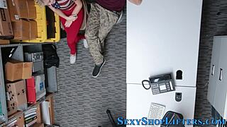 Teen thief caught in the act