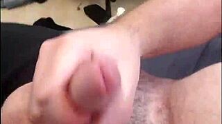 hot guy gets completely drenched in cum