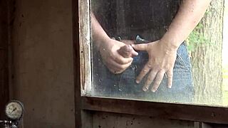 Couple explores forbidden house in orgy setting