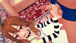 Hermanastra caliente esta de visita y quiere probar tener una gran polla en su cuerpo