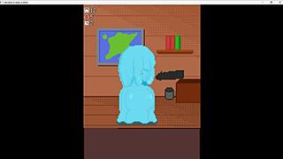 Feeling intense femdom training my slime to cum