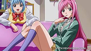 Anime girls in sexy hentai ecchi with detailed actions and roles.