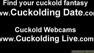 Wife shows real man with big black cock