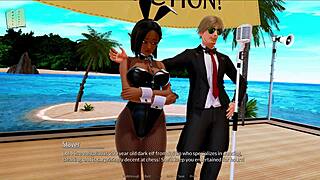 Exploring harem hotel in game episode 305