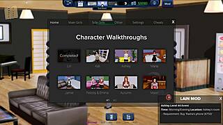 Exploring harem hotel in game episode 305