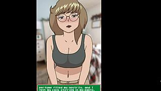 cartoon anime hentai christmas visitor brings festive cheer