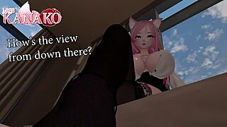 Does the teacher reward her good student with lewd cat girl cosplay action?