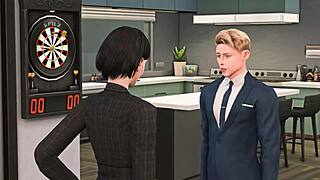 Natalie's secret affair in 3D hentai preview.