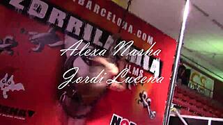 Exploring shibari bondage techniques.