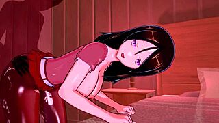 3d hentai big ass big tits sex with handjob orgasm creampie.