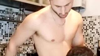 Plumber unclogged my pipe with his big cock