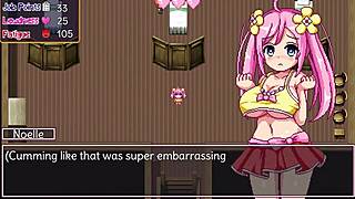 Noelle Uses Toys For Intense Blowjob And Handjob