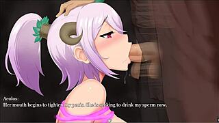 hentai game over sex with pink hair demongirl 😏