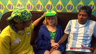 i bent over blonde melissa for interracial sex in copa america