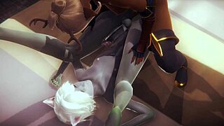 I am a cat boy fuked by two futanari gurls