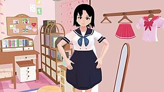 Mia Feels Excited In Her Sailor Uniform Gravure