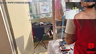 Oh Wow! Couple Fucking On Balcony And I Joined The Fun, Caah Kabulosa - Casal Kabuloso!