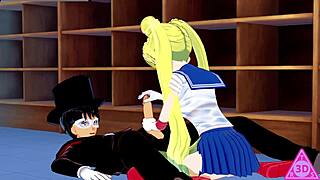 Koikatsu Sailor Moon hentai videos with sex, blowjob, handjob, and cumshot