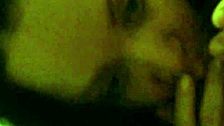 Anna maria, the mature latina, gives retro blowjob to her hubby from years ago, but i think it's pov or something