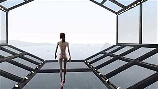 Yo, check out this cute brunette in Fallout 4 fashion 204