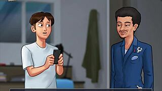 Summertime saga, blow that monster cock now!