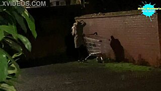 i caught cracky getting wild outdoors in her element.