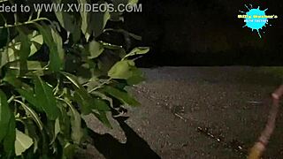 i caught cracky getting wild outdoors in her element.