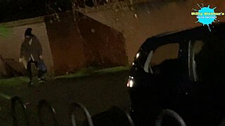 i caught cracky getting wild outdoors in her element.