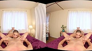 i love how iris ives blow trans leif in yanks vr, it's so hot!