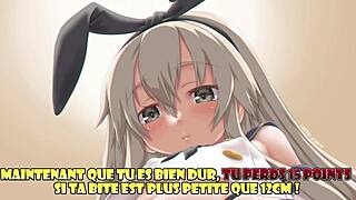 Shimakaze wants to make you her sexual slave in hentai femdom.