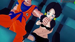 Dragon Ball Zex 2: Android 18 Bikini Fuck med Android 21