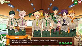 Game Friends Camp Episode 28 - We Wanted To Relax With Natsumi Russian Voice Acting