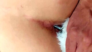 oh wow, shemale cosplay beauty tgirl fucks like a real rabbit with anal!
