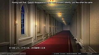 Busty Princess Hypnosis Visual Novel Teases Big Ass