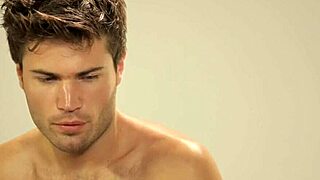 muscular hunk gets fingered and massaged