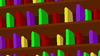 Library Romance with Tomni Character