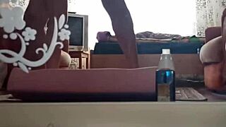 Kazakh couple shares intimate home video for fun.