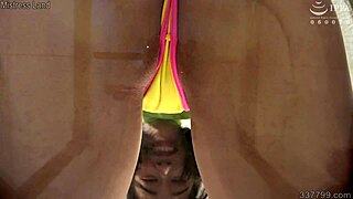 masochist man licks lily hosho's pussy and gets laughed at in bdsm