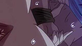 this hentai edit features big tits anime characters having wild sex 😈
