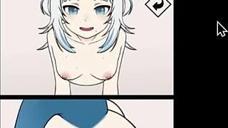 Teen 18+ guzzles huge cum from monster cock in 3d cartoon creampie.