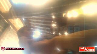 Kassandra performs a virtual casting interview from her bathroom, masturbating to orgasm