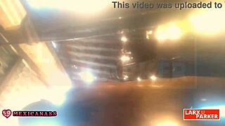 Kassandra performs a virtual casting interview from her bathroom, masturbating to orgasm