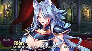 in stealing a monster girl harem ep7, the protagonist takes the wolfgirl's virginity in a intense scene