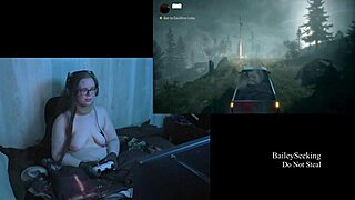 Naked alan wake play through part 10 with big tits and lesbians!