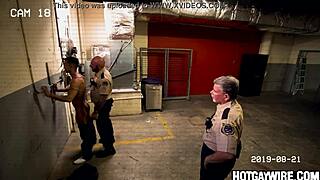 two inmates caught messing around in hot gay action